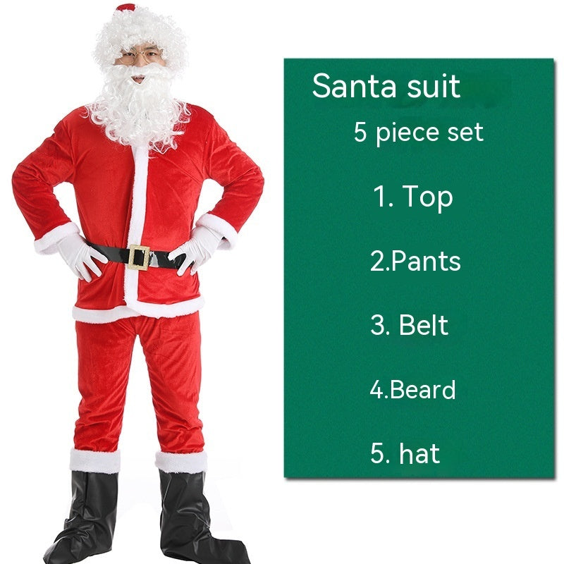 Christmas Costume - Men's And Women's Clothing Full Set Performance Costume