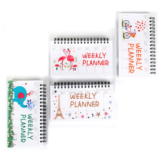 Cartoon tearable week planner