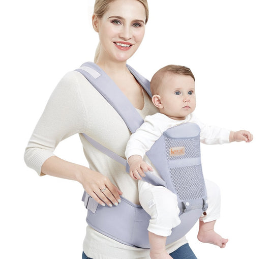 Comfortable Breathable Baby Carrier with Hip Seat