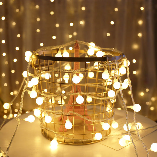 Christmas Decoration Warm Lights - DIfferent Sizes - 220V - Holiday Decoration - Indoor Decoration - Battery Lights