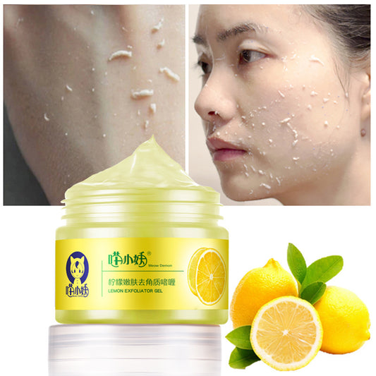 Lemon Skin Rejuvenation And Exfoliation Gel - Dead Skin Cleaning Facial Scrub