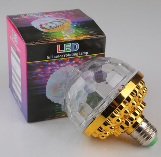 LED Colourful Lights - Rotating Magic Ball - Atmosphere Lights - RGB Rotating Light Ball