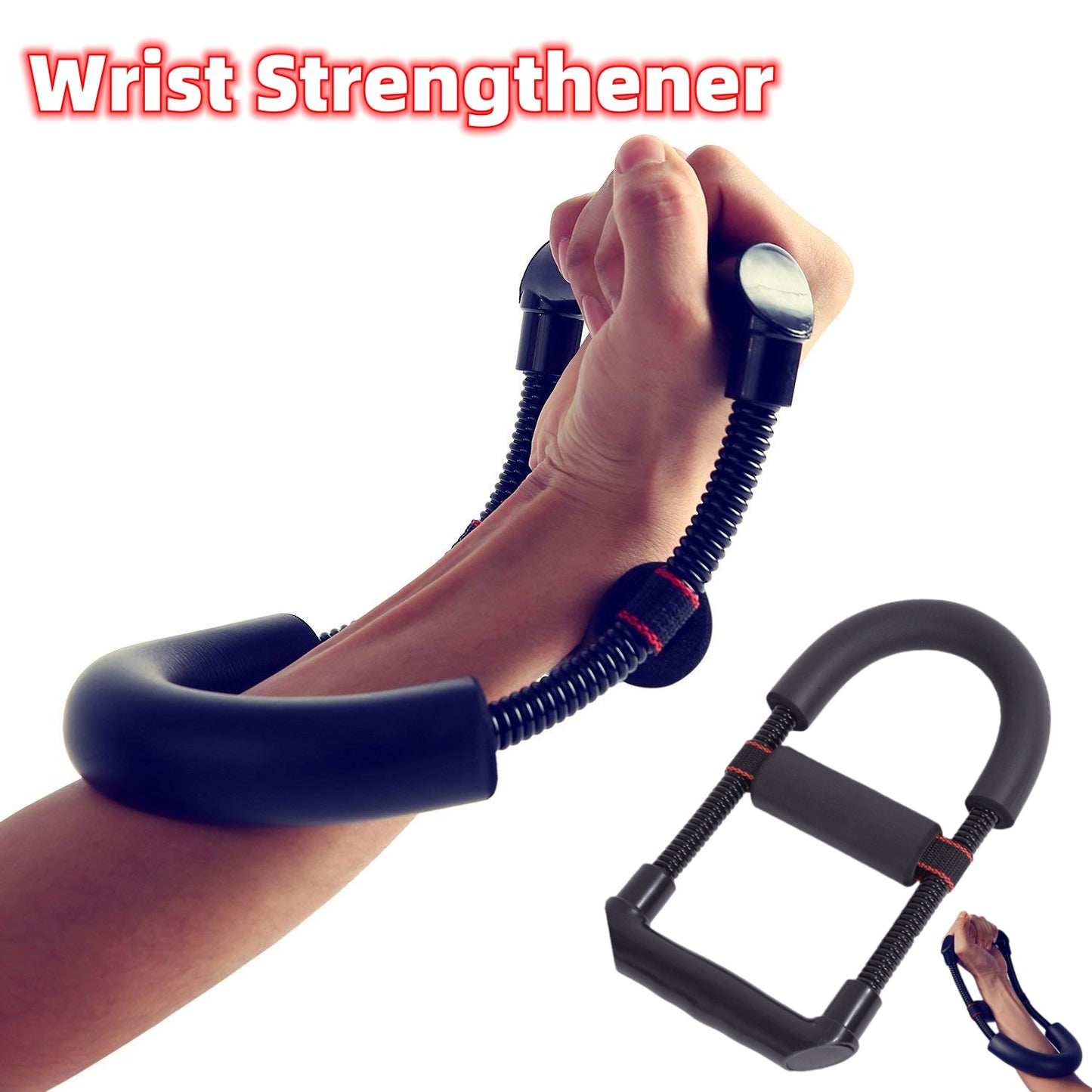 Grip Power - Wrist Forearm Hand Grip - Arm Trainer - Adjustable Forearm Hand Wrist Exercises - Force Trainer - Grip Power Strengthener