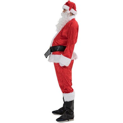 Santa Claus Costume For Adults - Men Women Christmas Costume - Carnival Fancy Costume