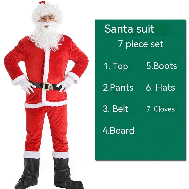 Christmas Costume - Men's And Women's Clothing Full Set Performance Costume