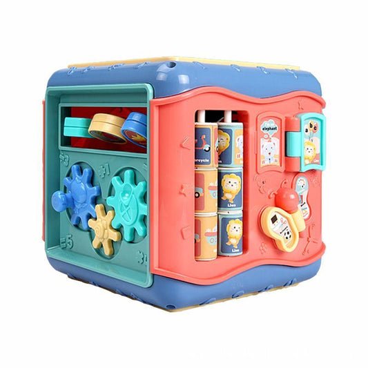 Hexahedral Six Sided Playing Box For Kids