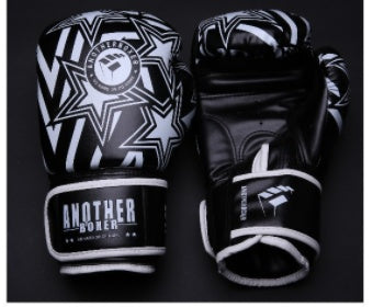 Boxing Gloves - Punching Gloves - High Quality Leather - High Density Inner Tank - Fitness Equipment