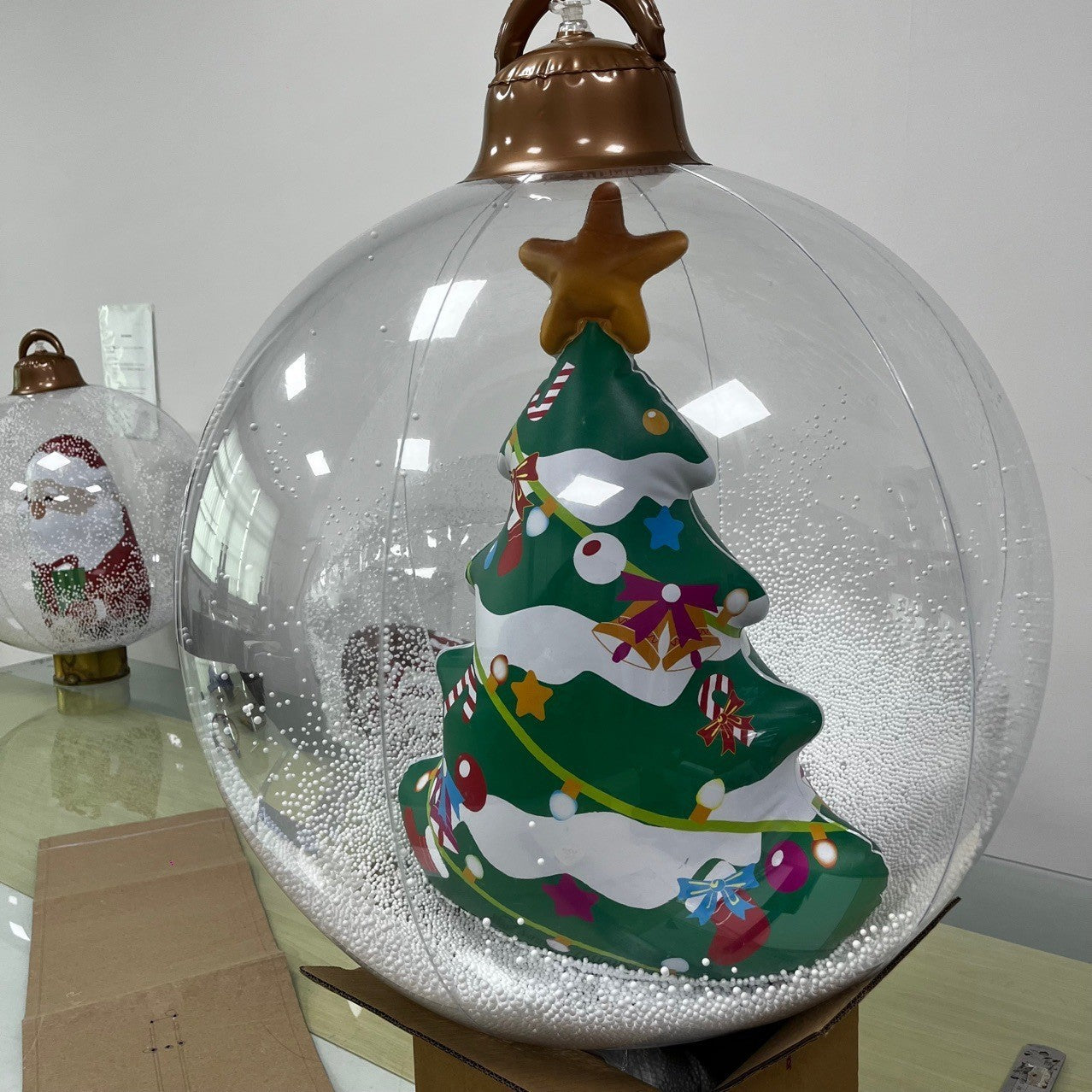 Inflatable Christmas Ball - Hanging Christmas Decoration  - 60cm Christmas Ball