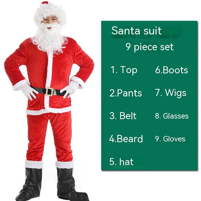 Christmas Costume - Men's And Women's Clothing Full Set Performance Costume