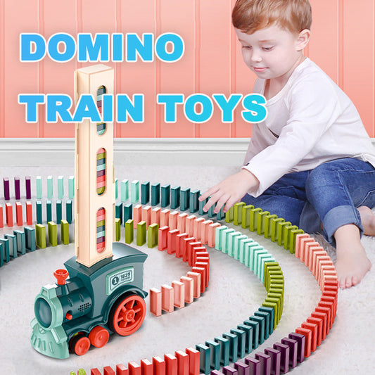 Automatic Blocks Releasing & Stacking Train For Kids