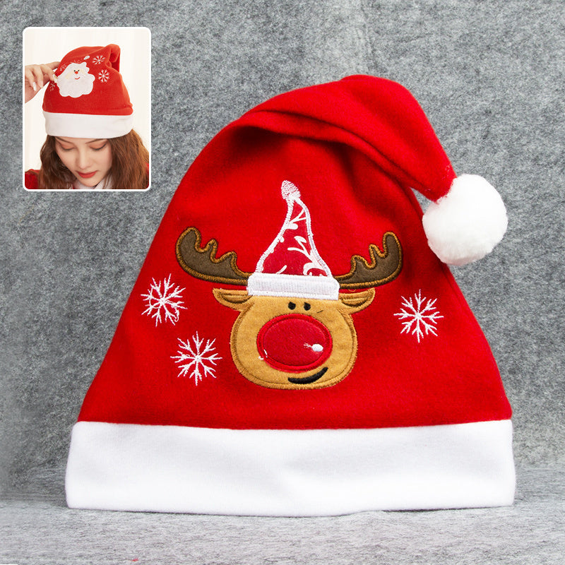 Christmas Hat - Embroidery Design - Holiday Party Decoration Fuzzy Hat