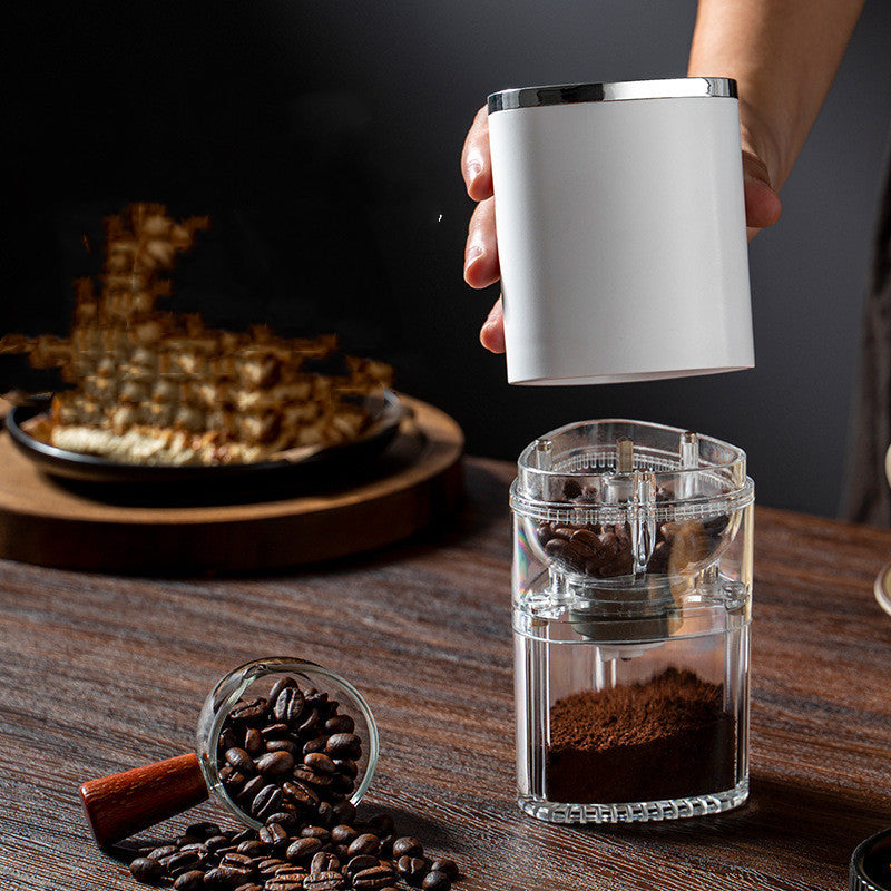 Electric Automatic Coffee Bean Grinder Portable USB Rechargeable Food Crusher