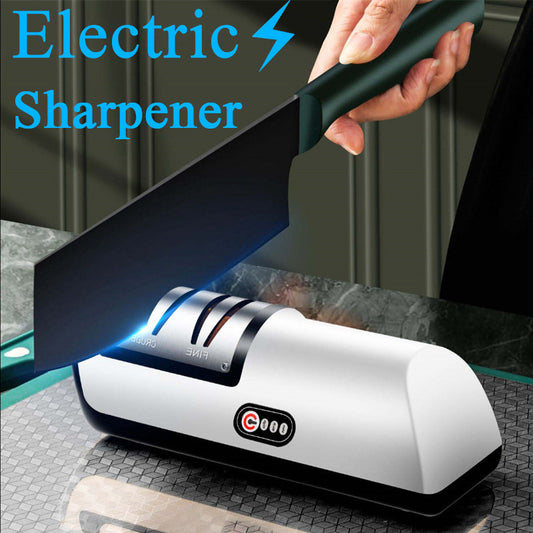 USB Rechargeable Electric Knife Sharpener Automatic Adjustable Kitchen Tool