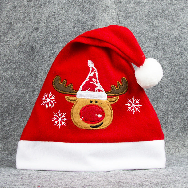 Christmas Hat - Embroidery Design - Holiday Party Decoration Fuzzy Hat