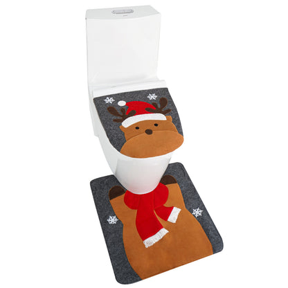 Toilet Seat Cover - Christmas Decoration