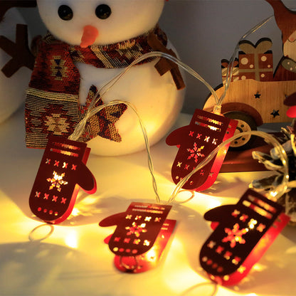 Christmas LED Light String - Santa Claus Elk Snowman Xmas Ornament String Light - Christmas Decorations