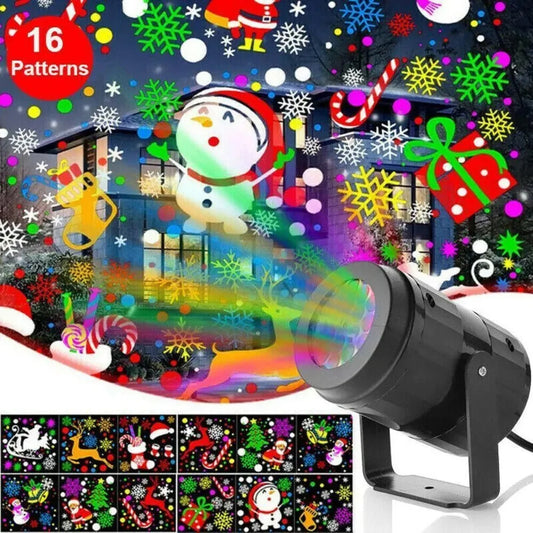 Christmas Party Lights - Projector Light - Led Stage Light - Rotating Xmas Pattern - Christmas Decor