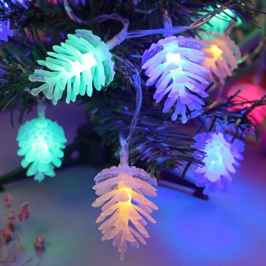 LED Simulation Transparent Pine Nut Light String - USB LED Lights String