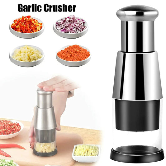 Manual Vegetable Chopper Garlic Crusher Onion Chopping Machine