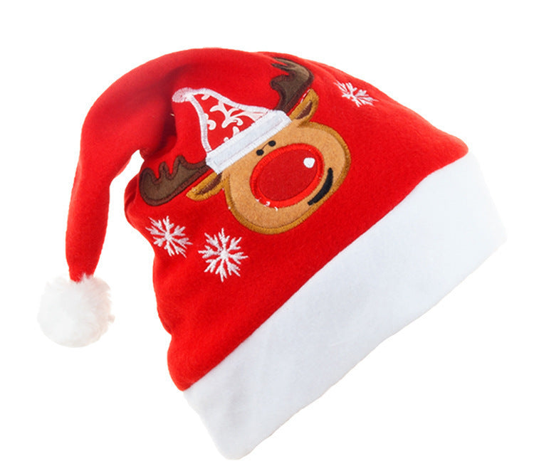 Christmas Hat - Embroidery Design - Holiday Party Decoration Fuzzy Hat