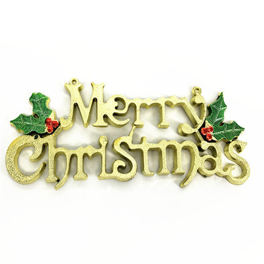 Christmas Decoration - Merry Christmas Letter Shield