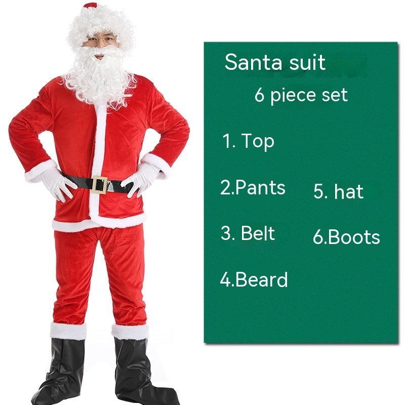 Christmas Costume - Men's And Women's Clothing Full Set Performance Costume