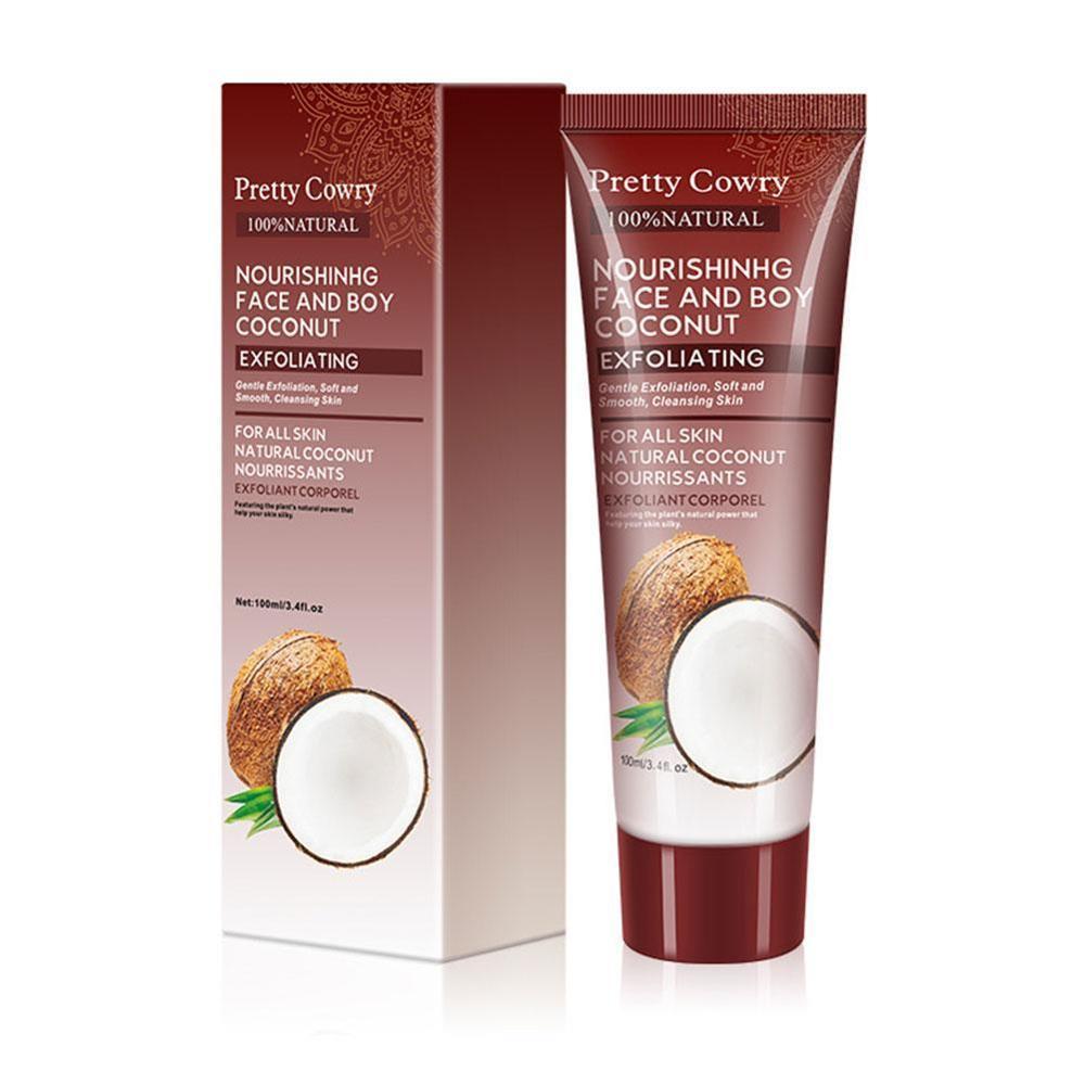 Cucumber Coconut Papaya Facial Exfoliating Gel Cream 100ml - Body Cleansing Cream